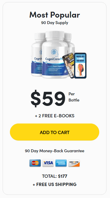 Buy CogniCare Pro 3 bottles discount offer